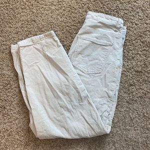 SHEIN Cream Corduroy Pants